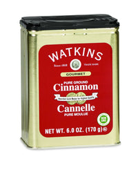 Watkins Gourmet Spice Tin, Pure Ground Cinnamon, 6 oz. Tin, 1-Count