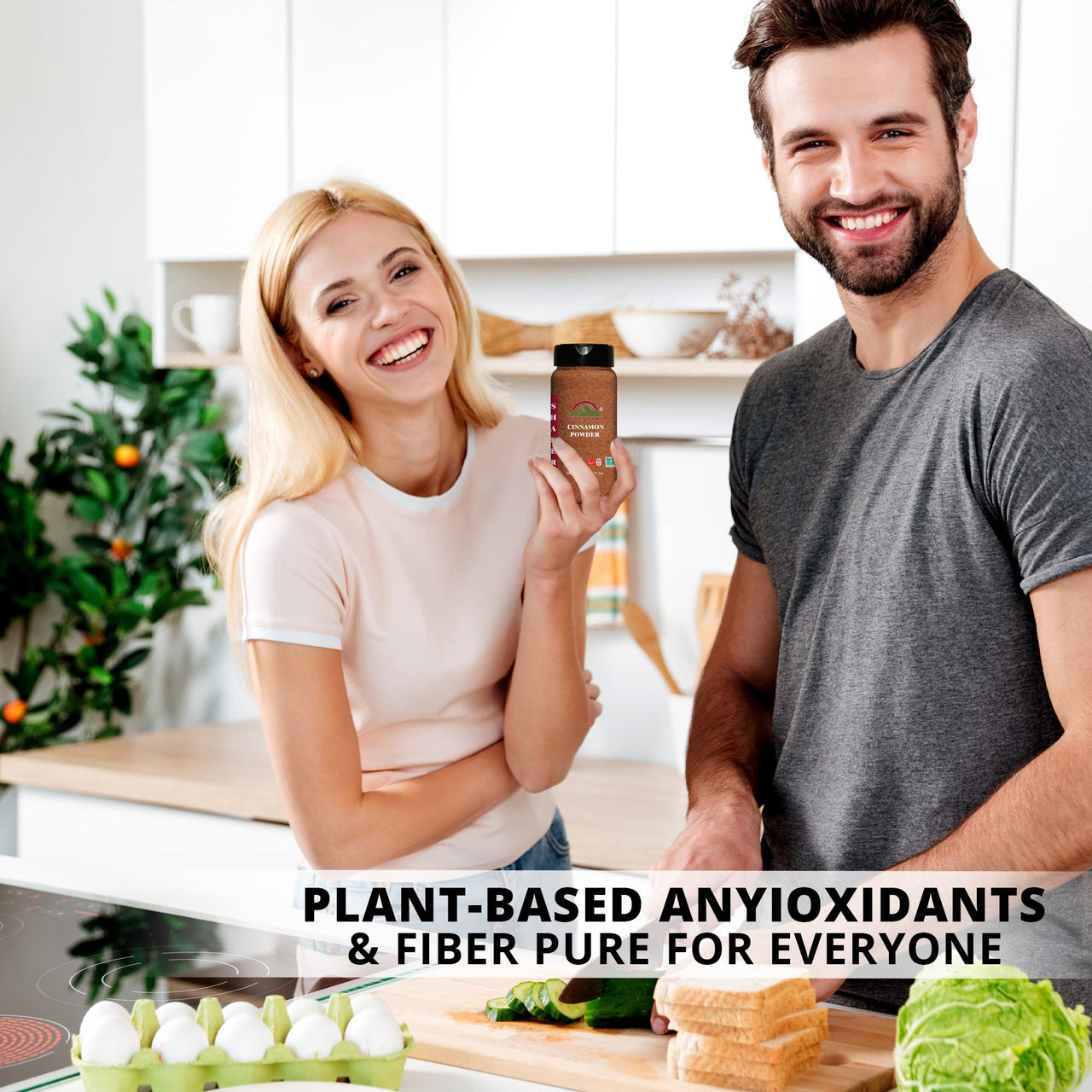 Himalayan Chef Organic Cinnamon Powder, Free from additives & Artificial Dyes, Non GMO & Gluten Free, Unique Cinnamon Powder Shaker 5.29 Oz