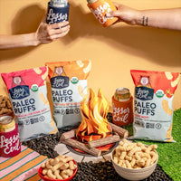 LesserEvil No Cheese Cheesiness Organic Paleo Puffs, Grain Free, Vegan, Minimally Processed, No Vegetable Oil, 1 Oz, Pack of 12