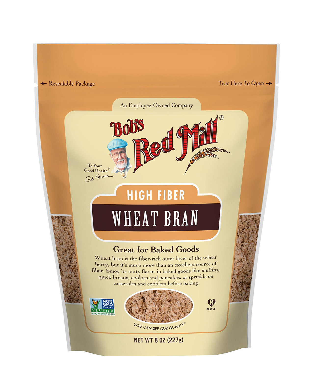 Bob's  Red Mill Wheat Bran, 8 Oz