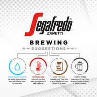 Segafredo Zanetti Ground Coffee, Brillante Medium Roast, Made with Arabica, Vivacious and Balanced Flavor