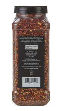 Watkins Gourmet Spice, Organic Crushed Red Pepper, 9.5 oz. Bottle (21814)