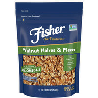 Fisher Chef's  Naturals Walnut Halves & Pieces