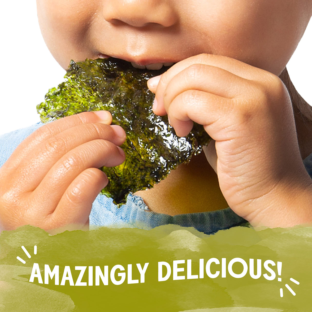 gimMe - Extra Virgin Olive Oil - 6 Count - Organic Roasted Seaweed Sheets - Keto, Vegan, Gluten Free - Great Source of Iodine & Omega 3s - Healthy On-The-Go Snack for Kids Adults