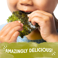 gimMe - Extra Virgin Olive Oil - 6 Count - Organic Roasted Seaweed Sheets - Keto, Vegan, Gluten Free - Great Source of Iodine & Omega 3s - Healthy On-The-Go Snack for Kids Adults
