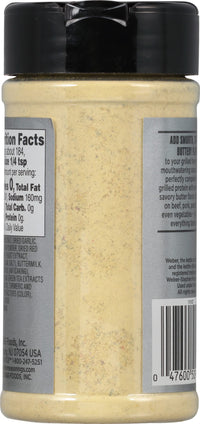 Weber Chophouse Butter Seasoning, 6.5 Ounce Shaker