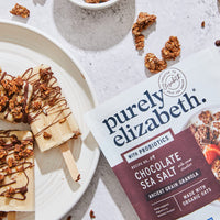 Purely Elizabeth, Chocolate Sea Salt, Ancient Grain Granola with Probiotics, Gluten-Free, Non-GMO (8oz Bag)