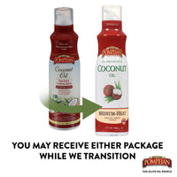 Pompeian Coconut Oil Non-Stick Cooking Spray, Subtle Coconut Flavor, Perfect for Seafood and Baking Coating, Naturally Gluten Free, Non-Allergenic, Non-GMO, No Propellants, 5 FL. OZ., Single Bottle