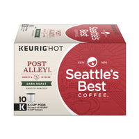 Seattle's  Best Coffee Post Alley Blend (Previously Signature Blend No. 5) Dark Roast Single Cup Coffee for Keurig Brewers, 1 Box of 10 (10 Total K-Cup pods)