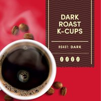 Tim Hortons Dark Roast Coffee, Single-Serve K-Cup Pods Compatible with Keurig Brewers, 12ct K-Cups