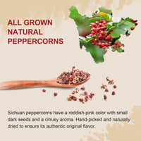 52USA Szechuan Peppercorns(8OZ), Sichuan Red Peppercorns, Tingly Numbness Whole Szechuan Peppercorns, Key Ingredients for Mapo Tofu and Scihuan Dishes