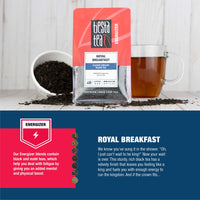 Tiesta Tea - Royal Breakfast, Loose Leaf Classic English Black Tea, High Caffeine, Hot & Iced Tea, 1.7 oz Pouch - 25 Cups, Natural, English Breakfast Tea, Black Tea Loose Leaf