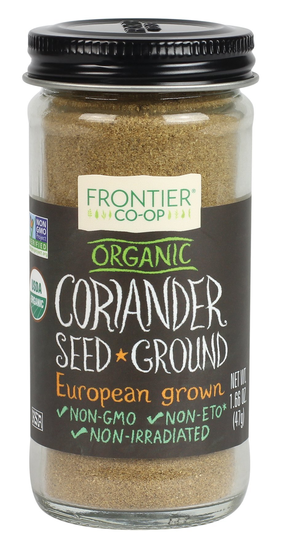 Frontier Natural Products Coriander Seed, Og, Ground, 1.66-Ounce