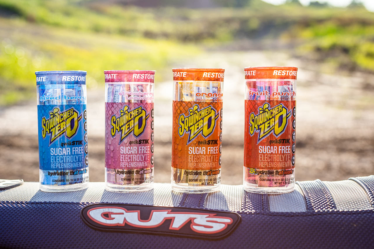 Sqwincher - 159060098 Zero Qwik Stik Sugar Free, Lemonade Tea.11 0z (Pack of 50)