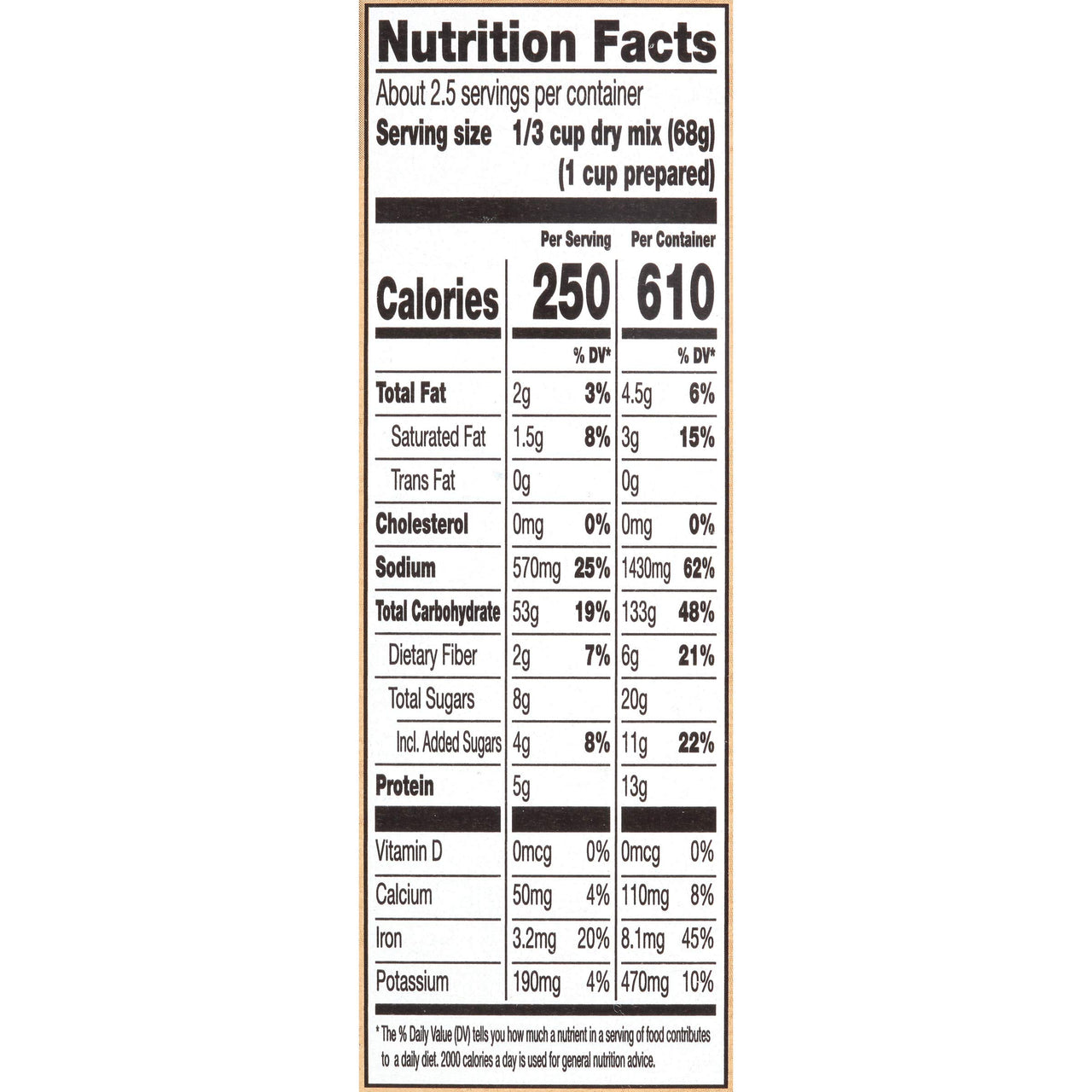 Zatarain's  Caribbean Rice, 6 oz