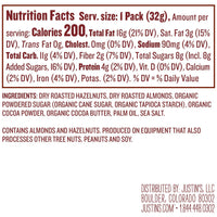 Justin's  Chocolate Hazelnut & Almond Butter Squeeze Pack, Organic Cocoa, Gluten-free, Responsibly Sourced, Packaging May Vary, 1.15 Ounce (Pack of 10)