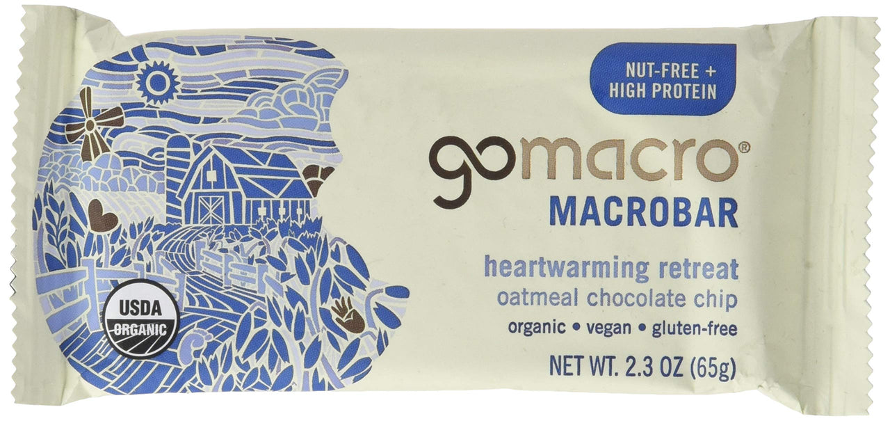 GoMacro Macrobar, Oatmeal Chocolate Chip, 2.3 Ounce