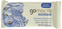 GoMacro Macrobar, Oatmeal Chocolate Chip, 2.3 Ounce