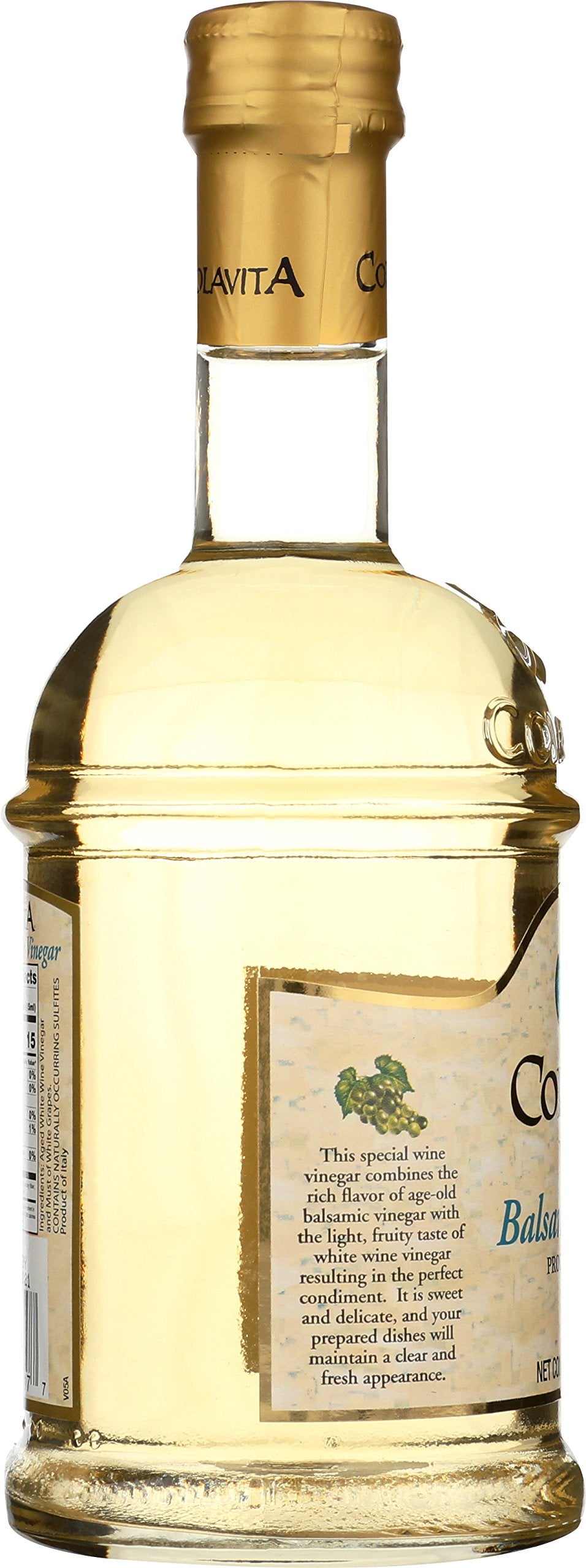 Colavita White Balsamic Vinegar, 16.9 Ounce (Pack of 2)