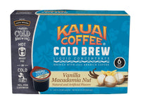 Java House Cold Brew Coffee Concentrate Single Serve Liquid Pods - 1.35 Fluid Ounces Each (Kauai Vanilla Macadamia Nut, 6 Count)