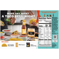 Taco Bell Crunchy Taco Dinner Kit (12 Count per Box)