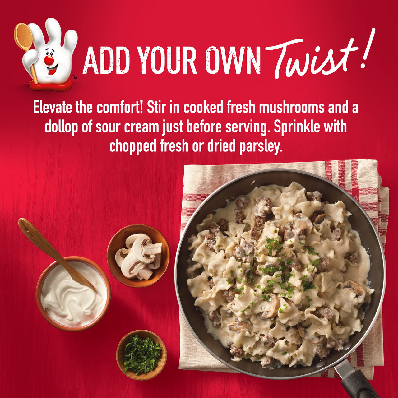 Hamburger Helper Stroganoff, Pasta & Creamy Sauce Mix, Twin Pack, 13 oz