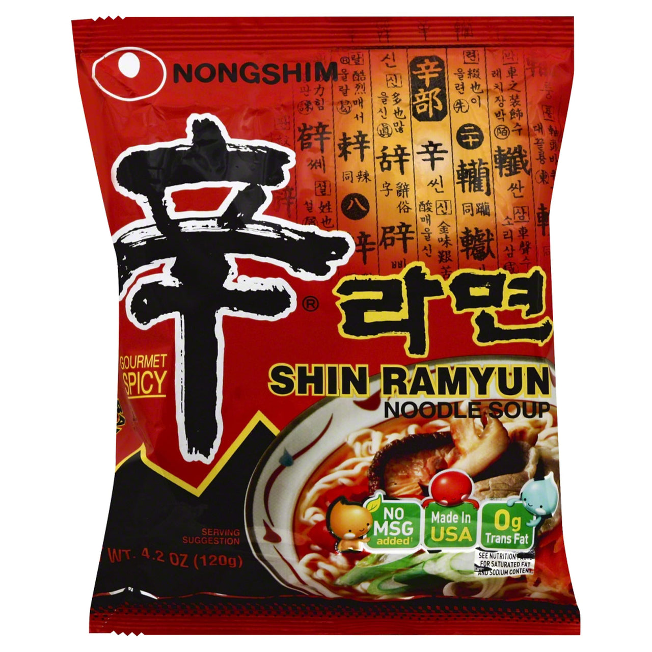 Nongshim Shin Original Ramyun, 4.2 Ounce