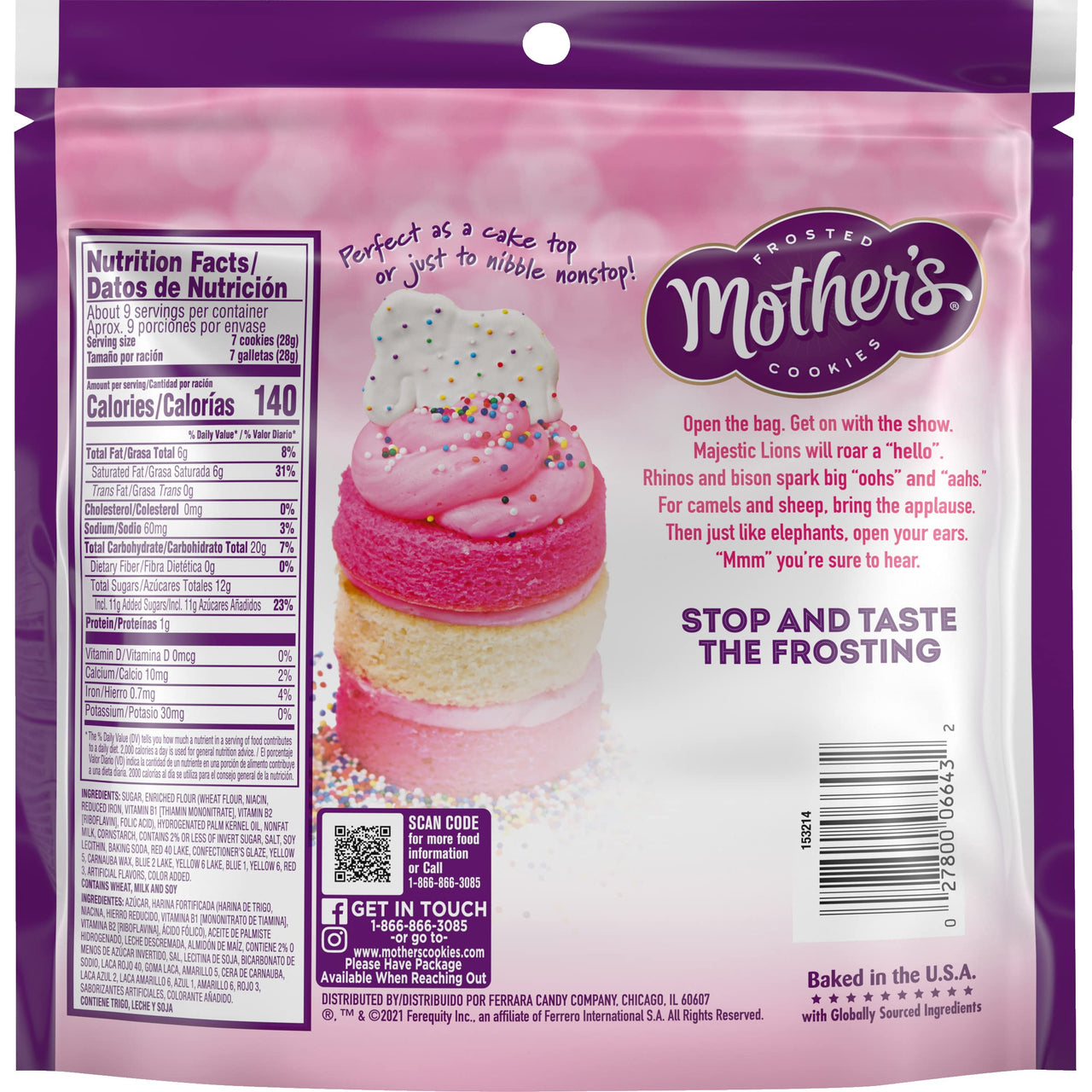 Mother's  Circus Animal Cookies, 9oz