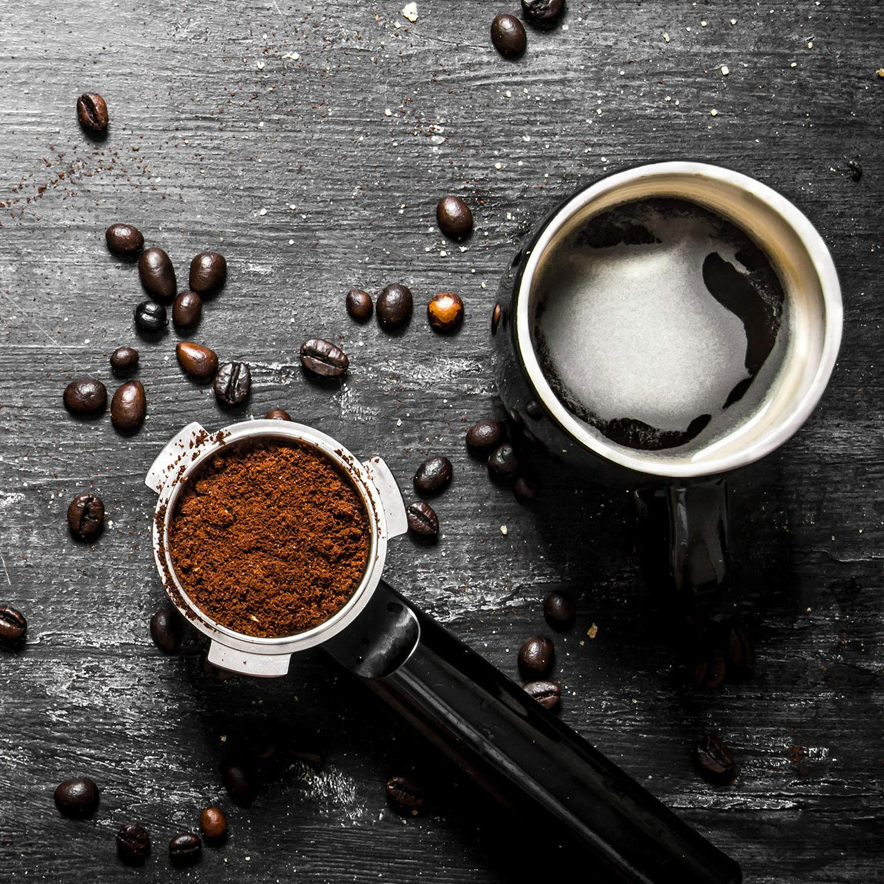 Brooklyn Beans Fuhgeddaboutit 100% Arabica Craft Roasted Ground Coffee, Dark Roast, 12 Ounce Bag