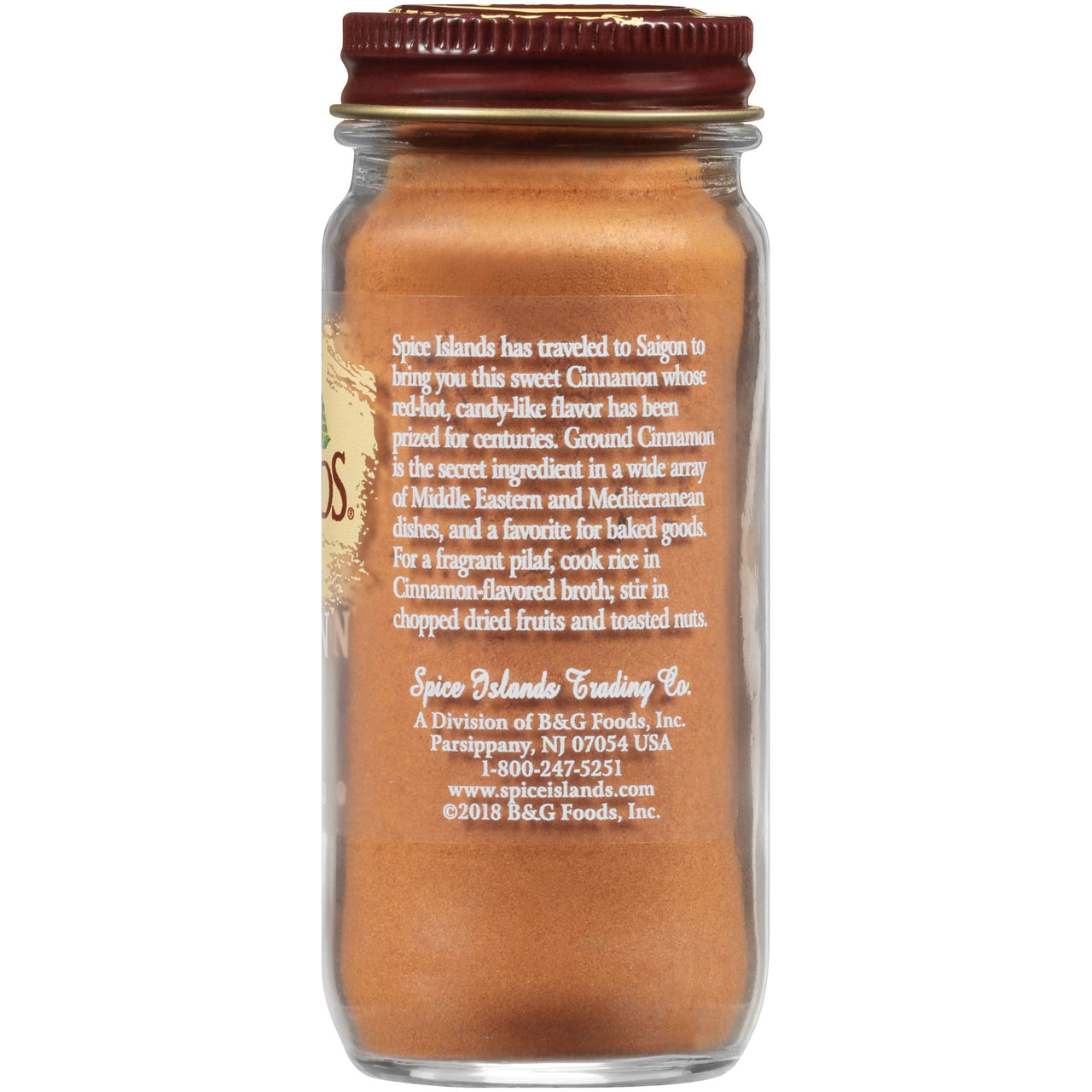 Spice Islands Ground Cinnamon, 1.9 oz