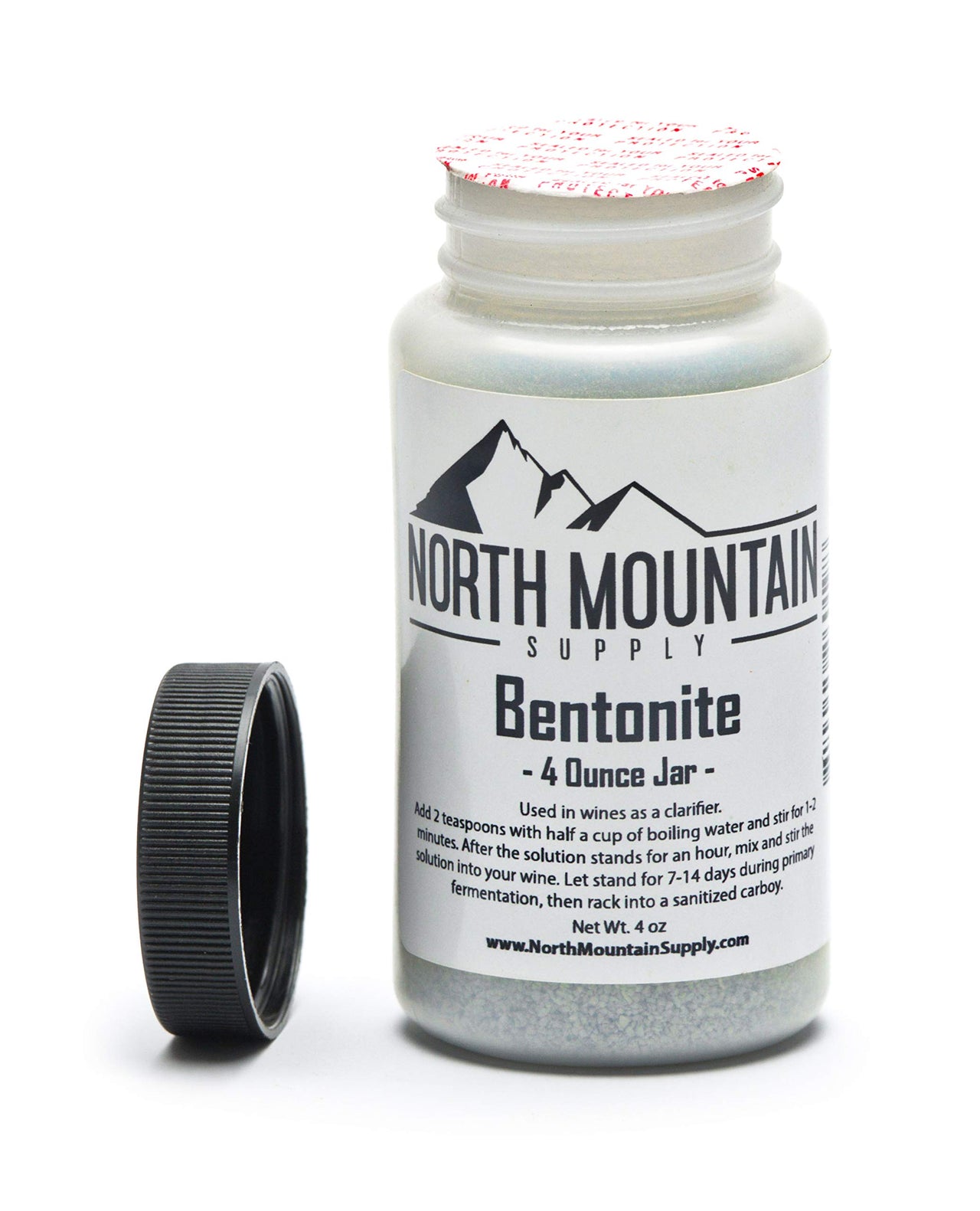 North Mountain Supply - BT-4oz Food Grade Bentonite Clay (4 Ounces)