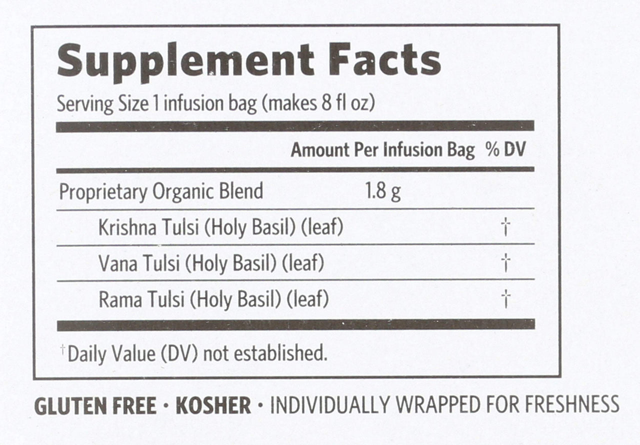 Organic India Tulsi, Original, 18 Count Box