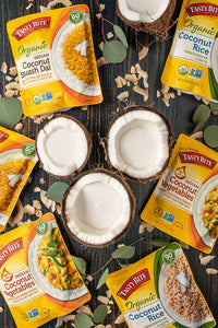 Tasty Bite Organic Coconut Rice, Microwaveable Cooked Rice, 8.8 Ounce (Pack of 6)