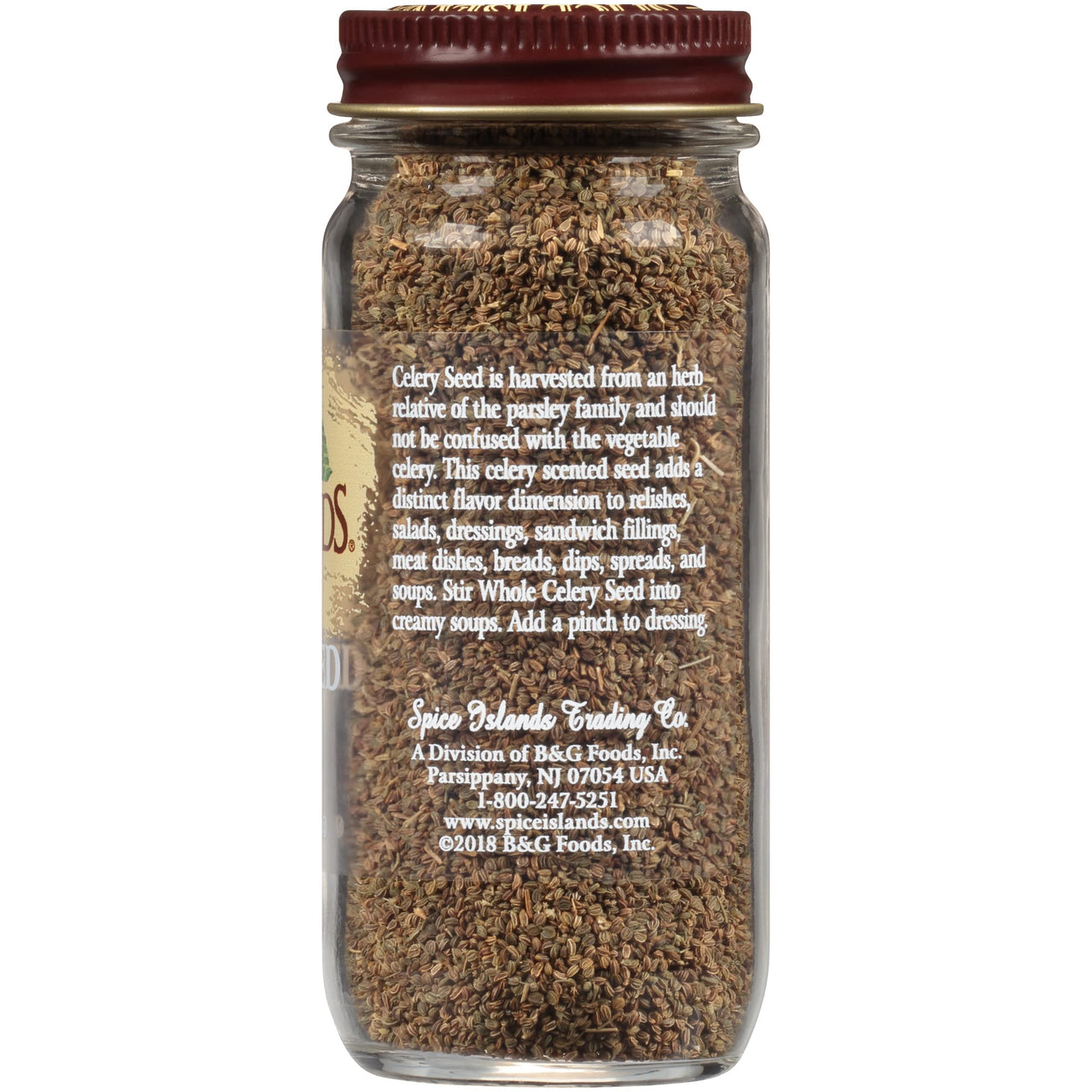 Spice Islands Whole Celery Seeds, 2.2 Ounce