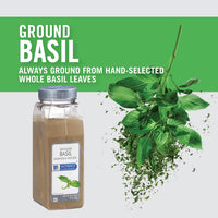 McCormick Culinary Ground Basil, 12 oz - One 12 Ounce Container of Basil Leaf Powder to Enhance Flavor of Tomato-Based Sauces, Roasted Chicken, Pizza and More