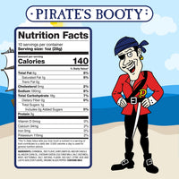 Pirate's  Booty Cheese Puffs, Healthy Kids Snacks, Easter Snacks, Real Aged White Cheddar, 10oz Party Sized Bag