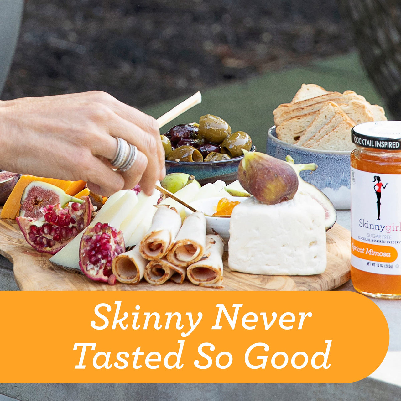 Skinnygirl Sugar Free Preserves, Apricot Mimosa, 10 Ounce