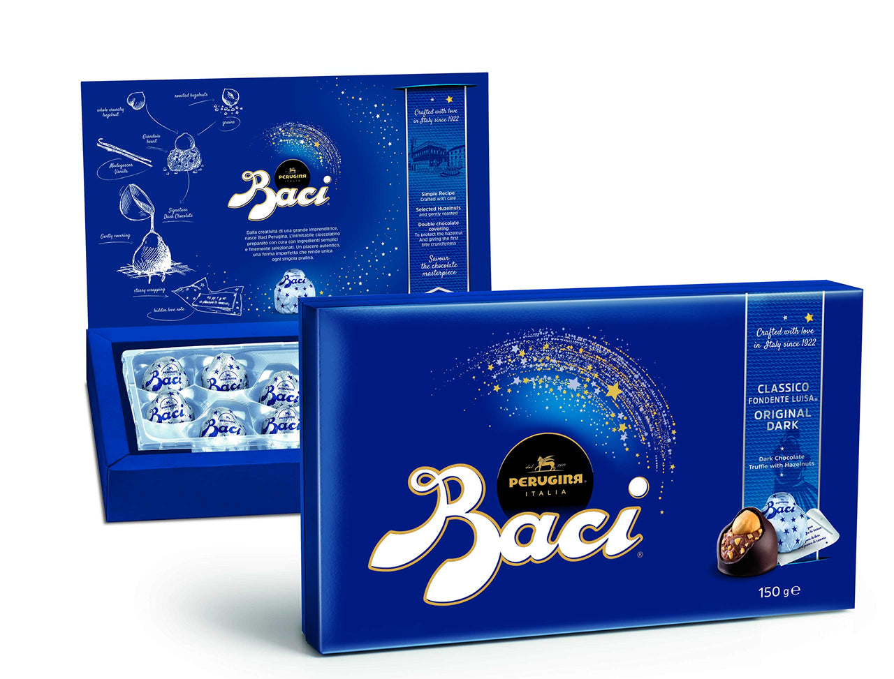 Perugina Baci Dark 12 Pc Box, 5.29 Oz