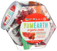 YumEarth Organic Fruit Lollipops, 6 Ounce Container