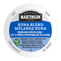 Martinson Single Serve Coffee Capsules, Kona Blend, Compatible with Keurig K-Cup Brewers, 24 Count