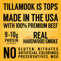 Tillamook Country Smoker Real Hardwood Smoked Beef Jerky, Teriyaki, 2.5 Ounce