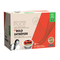 Wolfgang Puck Coffee Single Serve Capsules, French Roast, Compatible with Keurig K-Cup Brewers, Go Bold, 24 Count