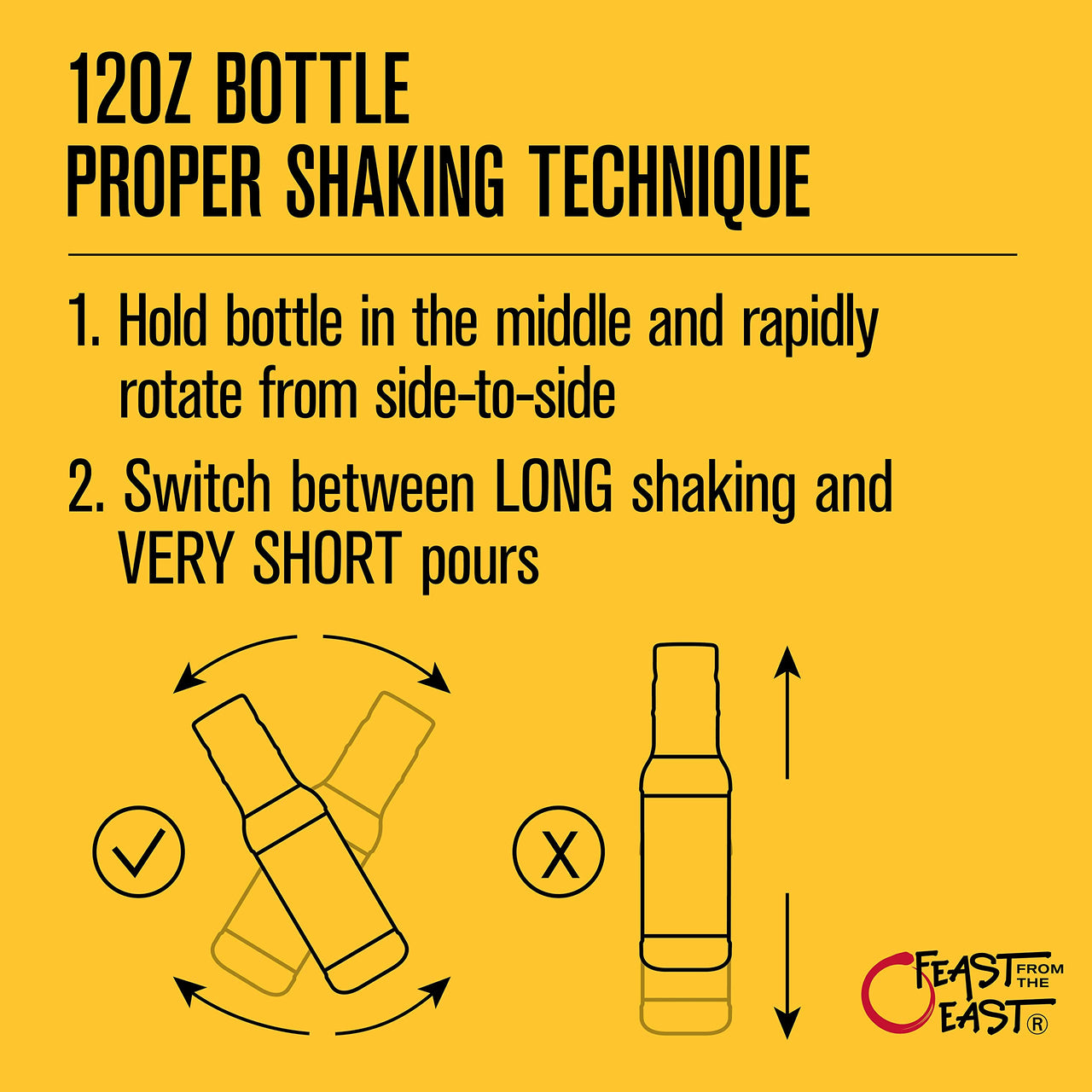 Feast From The East Sugar-Free Sesame Dressing - 12 Fl Oz - Sweet & Tangy - KETO FRIENDLY - ZERO SUGAR - NO CARB - Gluten Free - Asian Sesame Vinaigrette - Chinese Chicken Salad Dressing (Pack of 1)