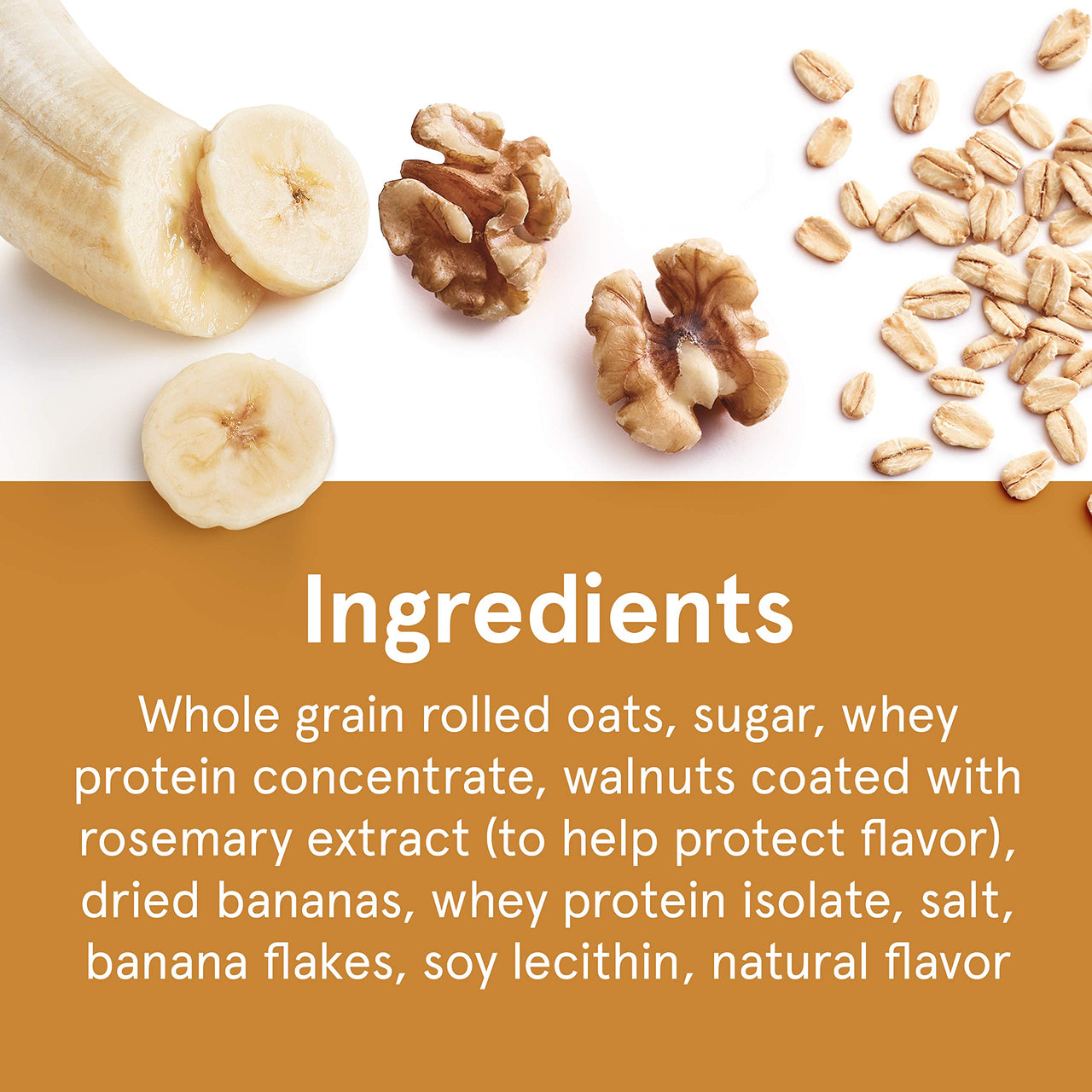 Quaker, Protein Instant Oatmeal, Banana Nut, 12.9 Oz, 6 Count (Pack of 1)