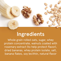 Quaker, Protein Instant Oatmeal, Banana Nut, 12.9 Oz, 6 Count (Pack of 1)