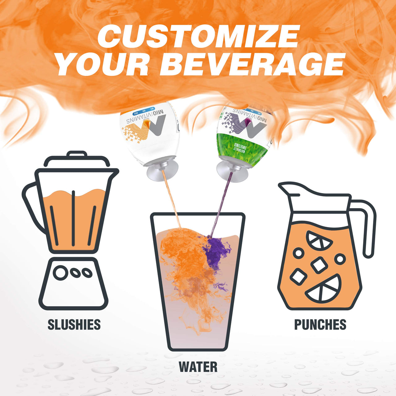 MiO Vitamins Orange Tangerine Naturally Flavored Liquid Water Enhancer 1 Count 1.62 fl oz