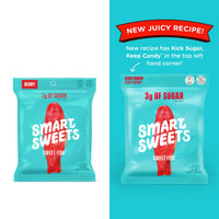 SmartSweets Sweet Fish, Candy with Low Sugar (3g), Low Calorie(100), Plant-Based, Free From Sugar Alcohols, No Artificial Colors or Sweeteners, 1.8oz. (Pack of 6)
