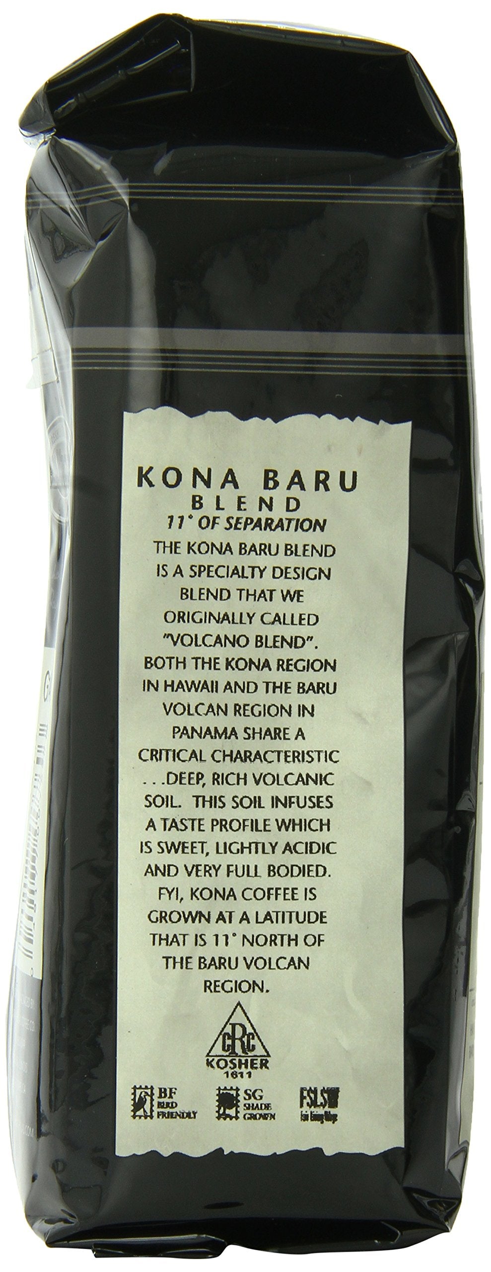 PapaNicholas Coffee Ground Coffee, Family Reserve Kona Baru Blend, 12 Ounce