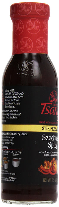 HOUSE OF TSANG Spicy Szechuan Stir-Fry Sauce, 11.5 oz
