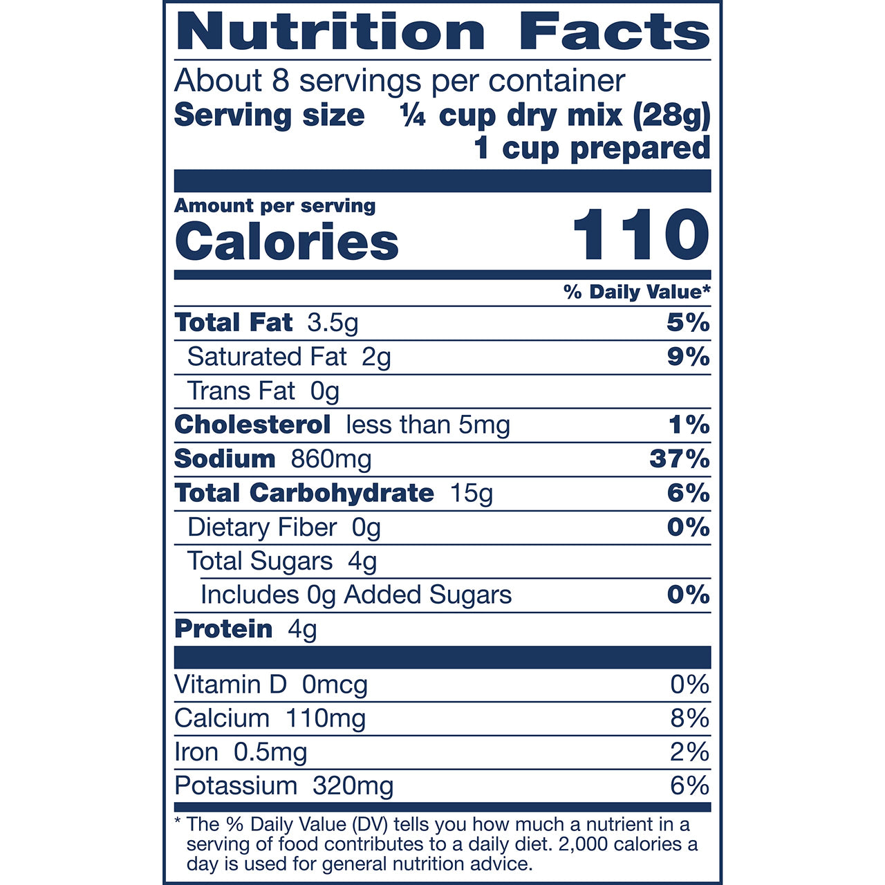 Progresso Broccoli Cheddar Soup Mix, Family Size, 8 servings, 8 oz.